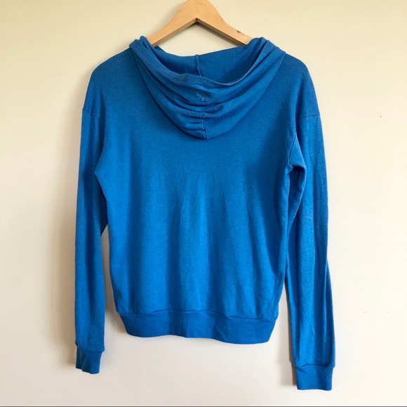 💜4/$20 Aritzia TNA Blue Hoodie - Picture 4 of 7
